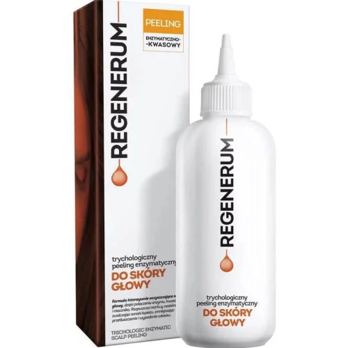 Regenerum Trychologiczny peeling enzymatyczny do skóry głowy, 110 ml - Na łupież i przetłuszczającą się skórę głowy