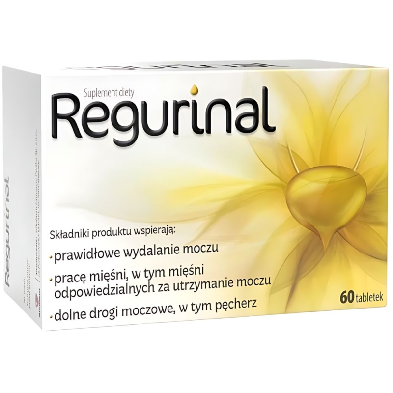 Regurinal, 60 tabletek - Z izoflawonami sojowymi i wyciągiem z nasion dyni