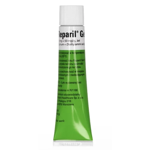 Reparil Gel N żel, 40 g - Który działa przeciwzapalnie oraz leczy stłuczenia i krwiaki