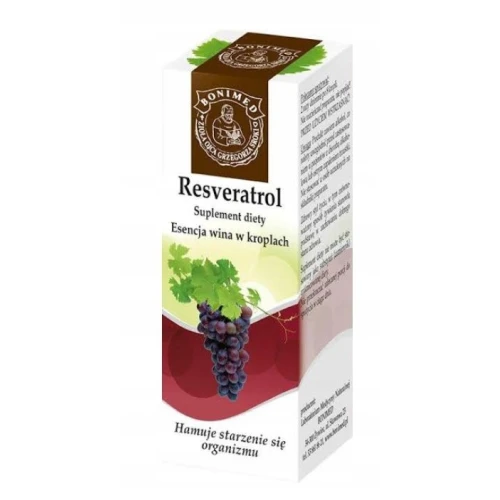 Resveratrol Krople, 20 ml - Esencja wina w kroplach