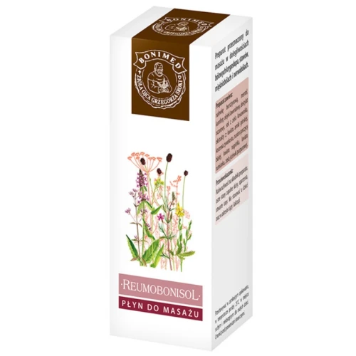 Reumobonisol płyn do masażu, 100 g - Na ból mięśni, stawów i kręgosłupa