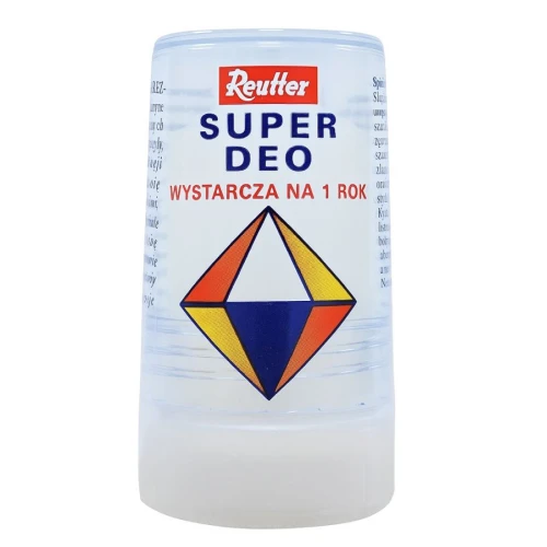 Reutter Super Deo Dezodorant mineralny w sztyfcie, 50 g - Naturalna ochrona przed nieprzyjemnym zapachem – bez chemii, bez kompromisów.
