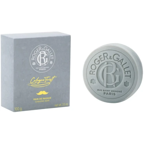 Roger & Gallet Cologne Twist Kostka do golenia, 100 g - Delikatne golenie i odżywienie skóry