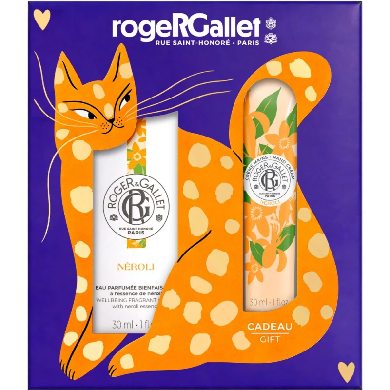 Roger & Gallet Néroli Zestaw - woda zapachowa, 30 ml + krem do rąk, 30 ml - Świeży kwiatowo-cytrusowy zapach i pielęgnacja dłoni