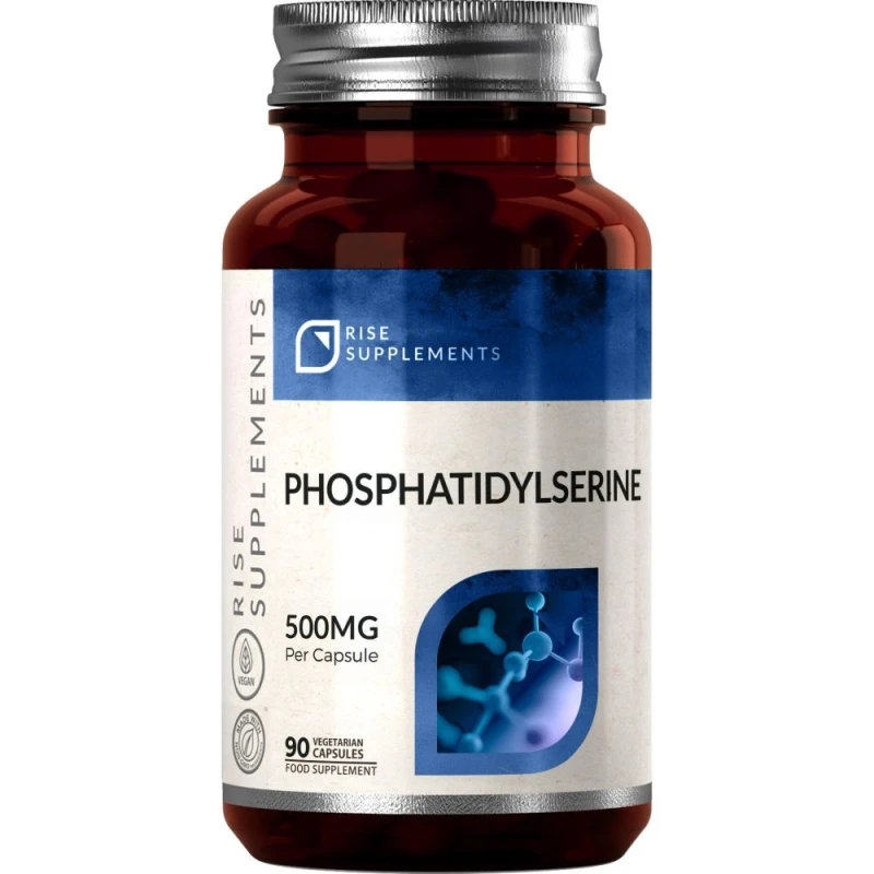 Rise Supplements Phosphatidylserine (Fosfatydyloseryna), 90 kapsułek - Naturalne wsparcie dla mózgu