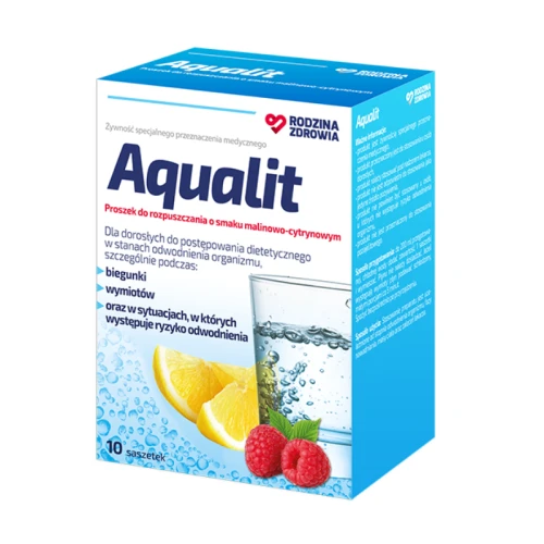 Rodzina Zdrowia Aqualit, 10 saszetek - Elektrolity w saszetkach