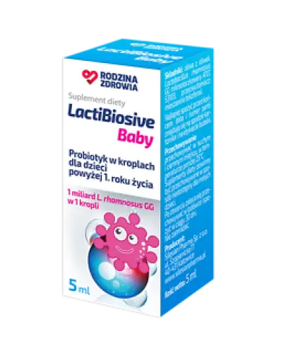 Rodzina Zdrowia Lactibiosive Baby, 5 ml - Propiotyk dla dzieci powyżej 1. roku życia