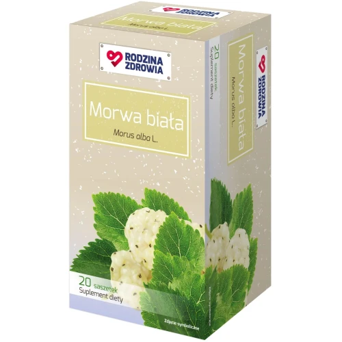 Rodzina Zdrowia Morwa biała, 20 saszetek   - Herbatka z liściem morwy białej