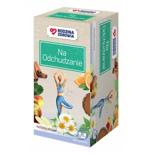 Rodzina Zdrowia Na Odchudzanie, 20 saszetek - Herbatka z ziołami wspierającymi redukcję masy ciała