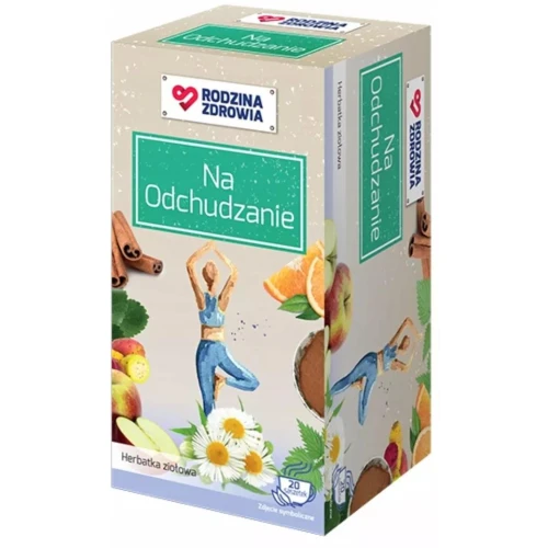 Rodzina Zdrowia Na Odchudzanie, 20 saszetek - Herbatka z ziołami wspierającymi redukcję masy ciała
