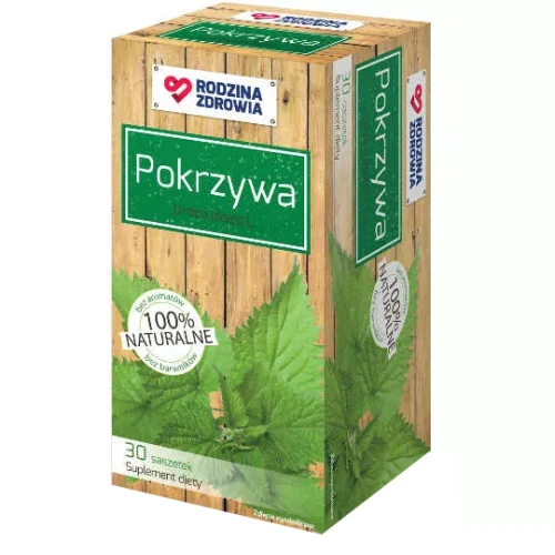 Rodzina Zdrowia Pokrzywa, 20 saszetek - Herbatka z liśćmi pokrzywy