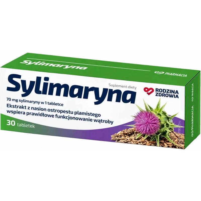 Rodzina Zdrowia Sylimaryna, 30 tabletek - Wsparcie zdrowia wątroby