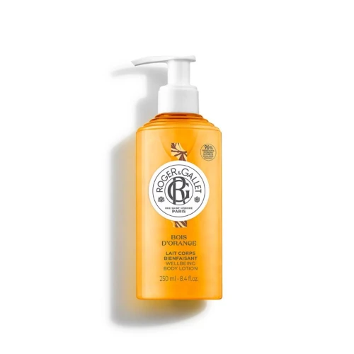 Roger & Gallet Mleczko do ciała Bois d'Orange wellbeing, 250 ml - Gorzka pomarańcza - Olejek petitgrain - Paczula