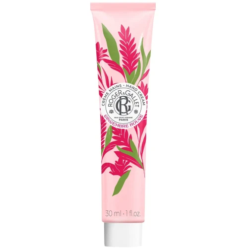 Roger & Gallet Gingembre Rouge Well-Being krem do rąk, 30 ml - Zapewnia odpowiednie nawilżenie