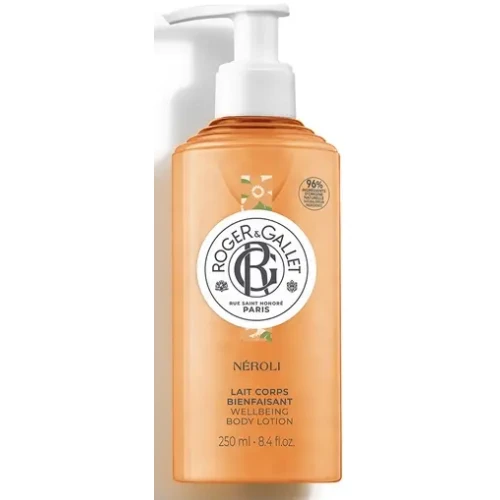 Roger & Gallet Neroli Wellbeing, mleczko do ciała, 250 ml - O relaksującym zapachu kwiatu pomarańczy