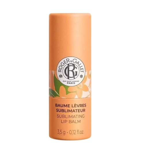 Roger & Gallet Néroli Pomadka upiększająca do ust, 3.5 g - Regenerująco-nawilżająca formuła z masłem shea i olejem rycynowym