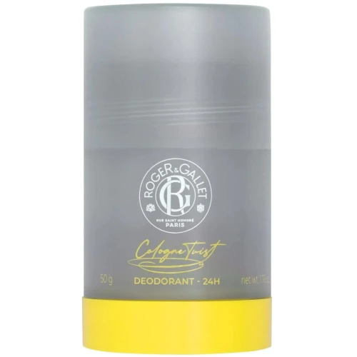 Roger & Gallet Cologne Twist  dezodorant 24 h, sztyft 50 g - Zapewnia ochronę przez cały dzień