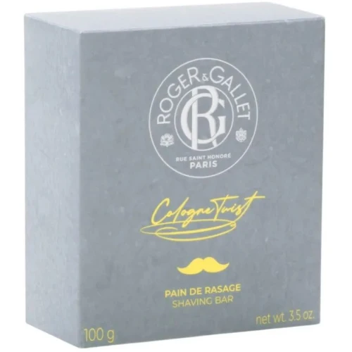 Roger & Gallet Cologne Twist Kostka do golenia, 100 g - Delikatne golenie i odżywienie skóry