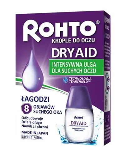 Rohto Dry Aid, 10 ml - Intensywna ulga dla suchych oczu