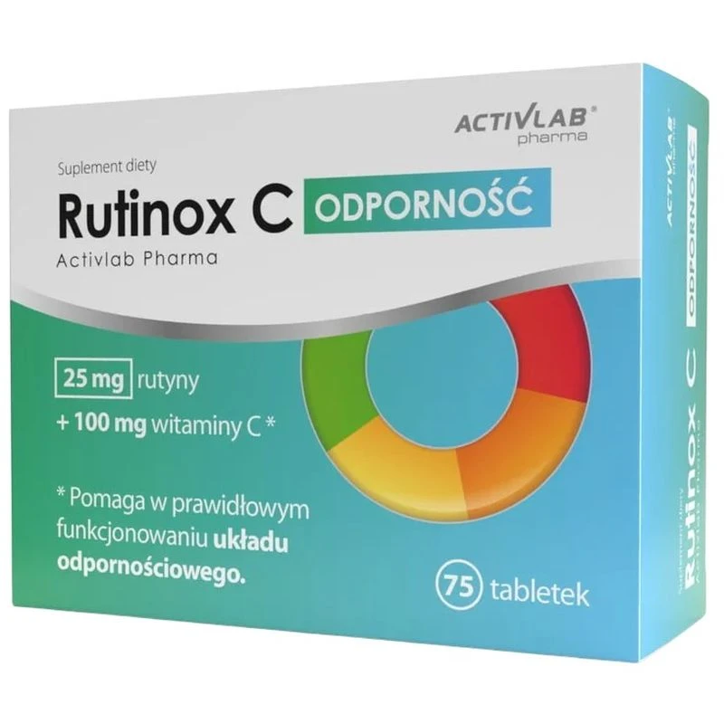 ActivLab Pharma Rutinox C Odporność, 75 tabletek - Rutyna z witaminą C