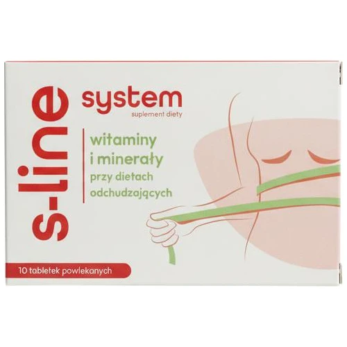 S-Line System Witaminy i Minerały, 10 tabletek - Wspierają organizm podczas diet odchudzających
