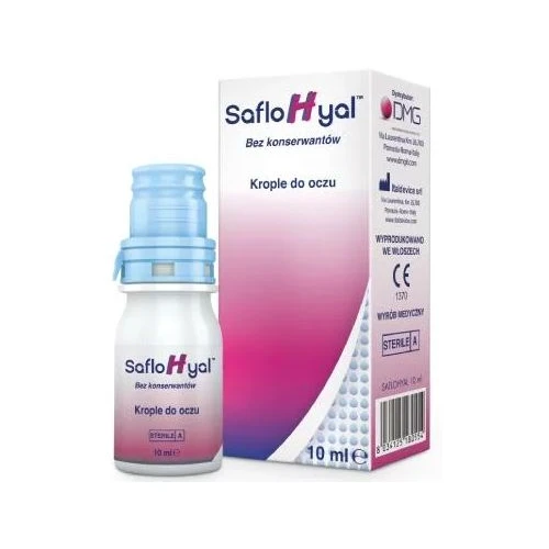SafloHyal Krople do oczu, 10 ml - Krople przeciwzapalne