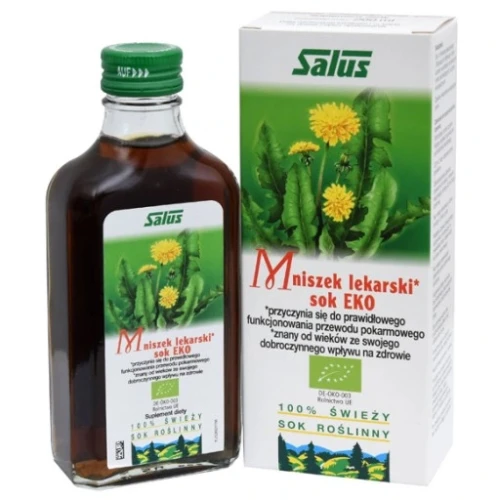 Salus Sok Eko Mniszek Lekarski, 200 ml - Naturalne wsparcie trawienia i wątroby