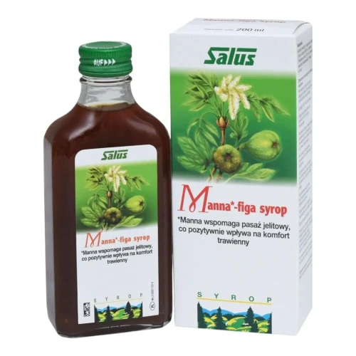 Salus Syrop Manna-Figa, 200 ml - Naturalne wsparcie trawienia i komfort jelit