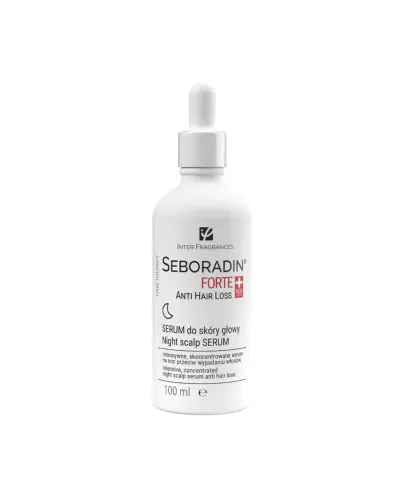 Seboradin Forte Anti Hair Loss Serum przeciw wypadaniu włosów, 100 ml  - Pogrubia i zagęszcza włosy oraz hamuje ich nadmierne wypadanie