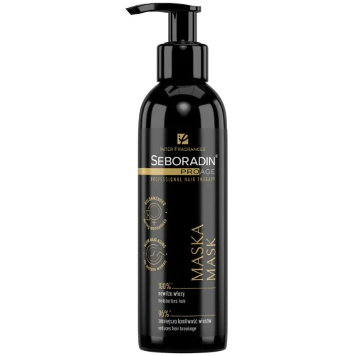 Seboradin Pro Age Maska do włosów, 200 ml - Regeneracja i wzmocnienie włosów dojrzałych