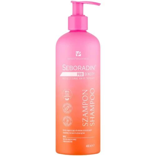 Seboradin Pro Density Szampon zagęszczający włosy, 400 ml - Do włosów cienkich i osłabionych