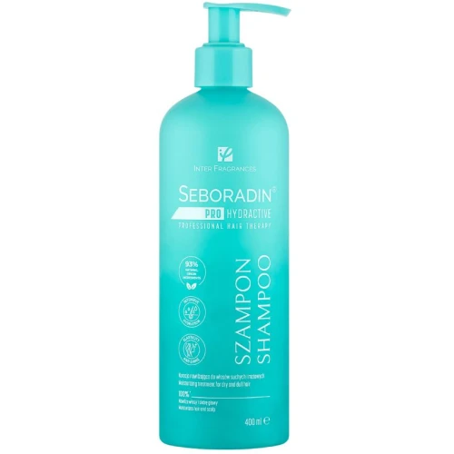 Seboradin Pro Hydractive Szampon nawilżający, 400 ml - Do włosów suchych, matowych i odwodnionych