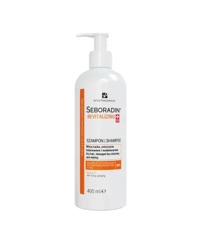 Seboradin Revitalizing Szampon regenerujący, 400 ml - Odbudowuje włosy i chroni kolor