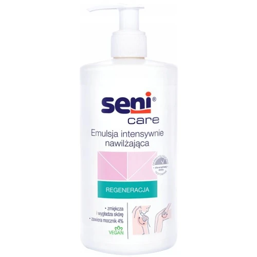 Seni Care Emulsja nawilżająca mocznik 4%, 500 ml - Do pielęgnacji wysuszonej skóry