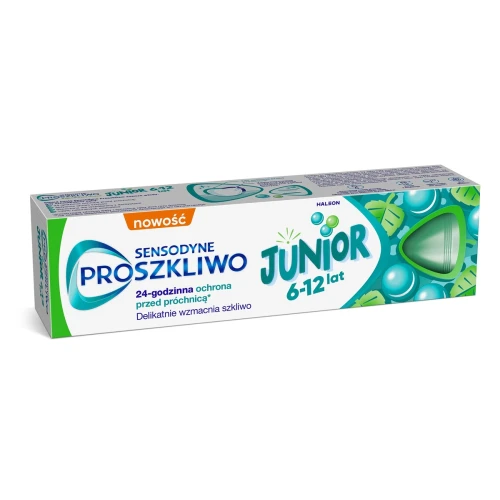 Sensodyne ProSzkliwo Junior 6-12 lat Pasta do zębów, 75ml - Ochrona szkliwa i profilaktyka próchnicy u dzieci