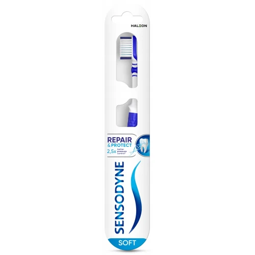 Sensodyne Repair & Protect Soft Szczoteczka do zębów, 1 sztuka - Dla skutecznej i delikatnej higieny przy wrażliwych dziąsłach