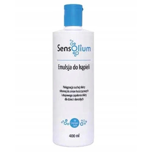 Sensolium Emulsja do kąpieli, 400 ml - Delikatne oczyszczanie skóry suchej i atopowej