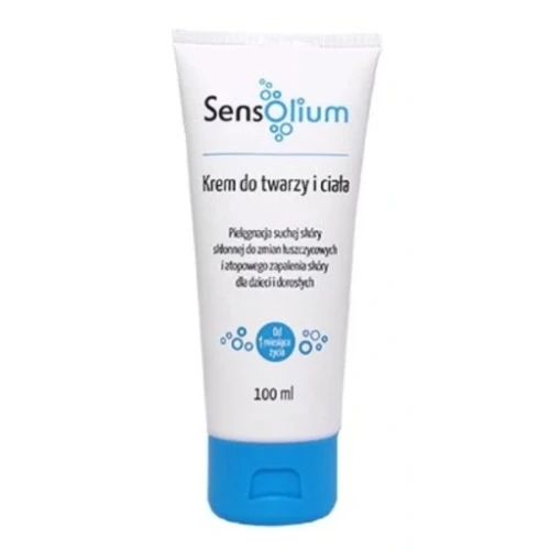 Sensolium Krem do twarzy i ciała, 100 ml - Intensywne nawilżenie i regeneracja