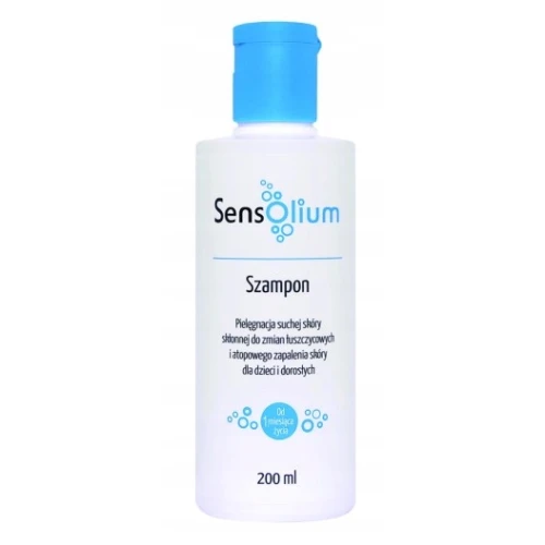 Sensolium Szampon do mycia włosów, 200 ml - Delikatna pielęgnacja skóry głowy