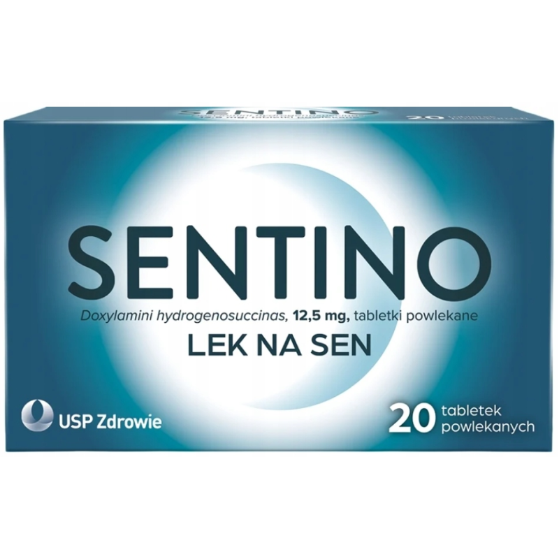 Sentino 12,5 mg, 20 tabletek - Tabletki na bezsenność