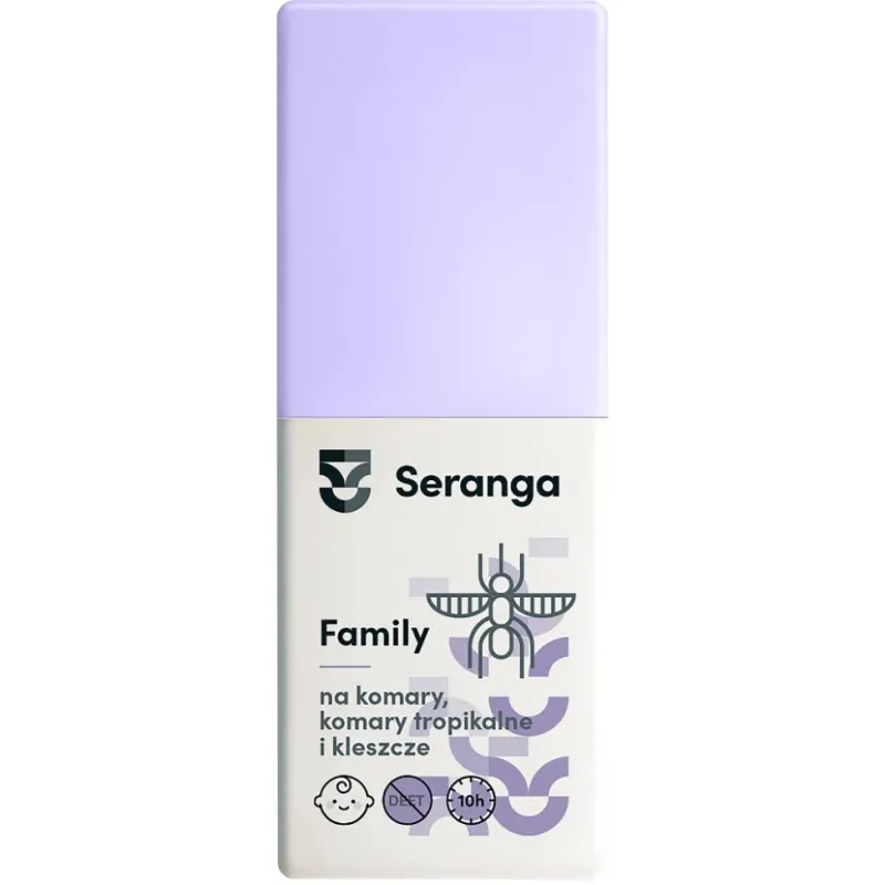 Seranga Family Na komary, komary tropikalne i kleszcze, 150 ml - Z ikarydyną 10%