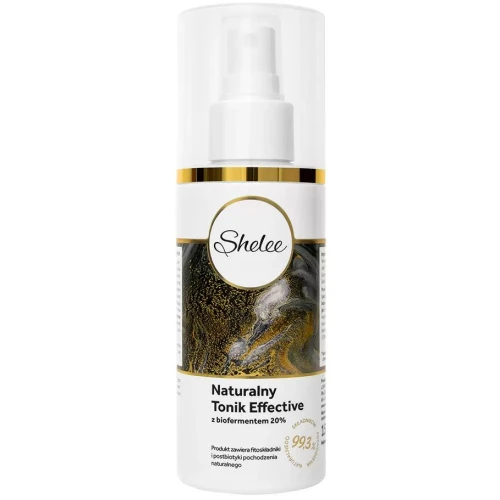 Shelee Naturalny tonik Effective z biofermentem 20%, 150 ml - Intensywna rewitalizacja i odbudowa mikrobiomu skóry