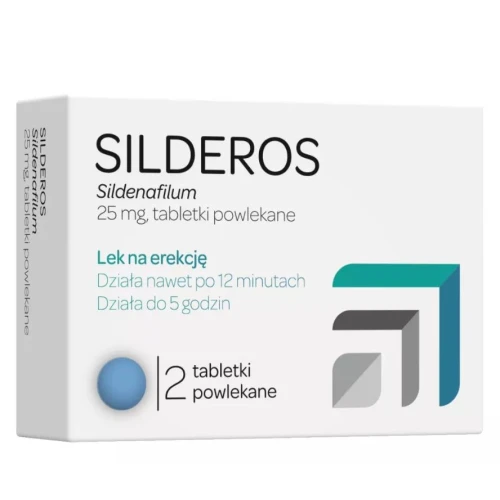Silderos 25 mg, 2 tabletki - Lek na potencję bez recepty