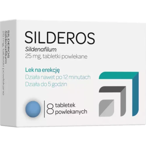 Silderos 25 mg, 8 tabletek - Tabletki na wzwód