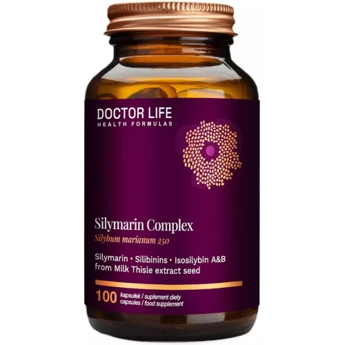 Doctor Life Silymarin Complex, 100 kapsułek - Wsparcie wątroby i naturalna regeneracja komórek