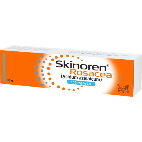 Skinoren Rosacea Żel 150 mg/g, 30 g - Skuteczny żel z kwasem azelainowym na trądzik różowaty