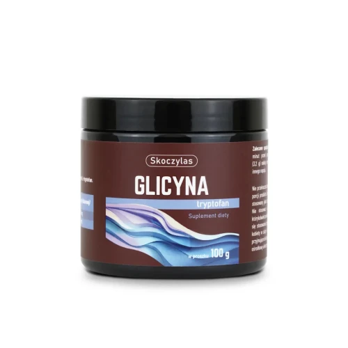 Skoczylas Glicyna Tryptofan, 100 g - Aminokwasy w czystej postaci