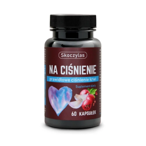 Skoczylas Na Ciśnienie Potas, Aronia, L-leucyna, 60 kapsułek - Dla prawidłowego ciśnienia i wsparcia serca