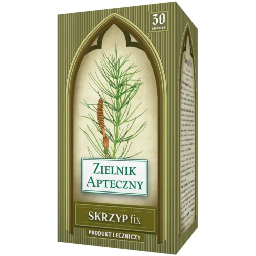 Zielnik Apteczny Skrzyp fix, 30 saszetek - Zioła do stosowania w łagodnych zaburzeniach układu moczowego 