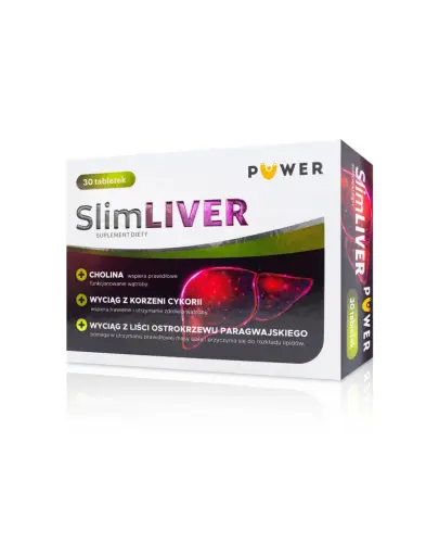 Slim Liver, 30 tabletek - Z wyciągiem z ziela karczocha i choliną